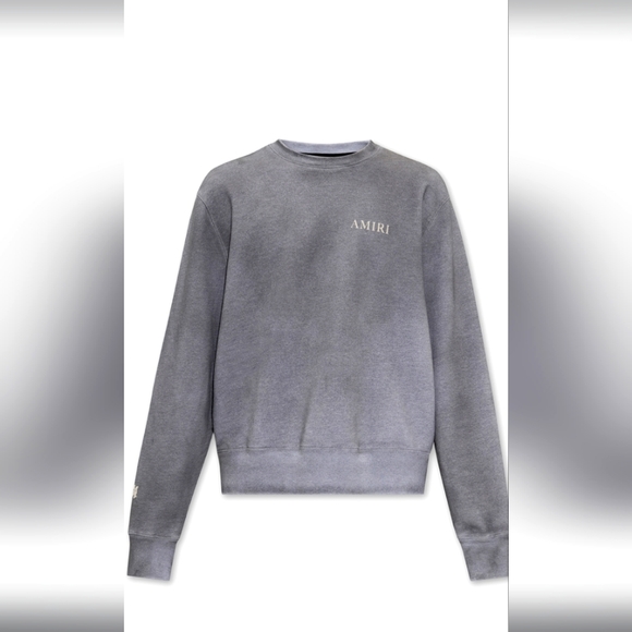 Amiri Sweatshirt Grey Crew Kneck - Picture 1 of 3